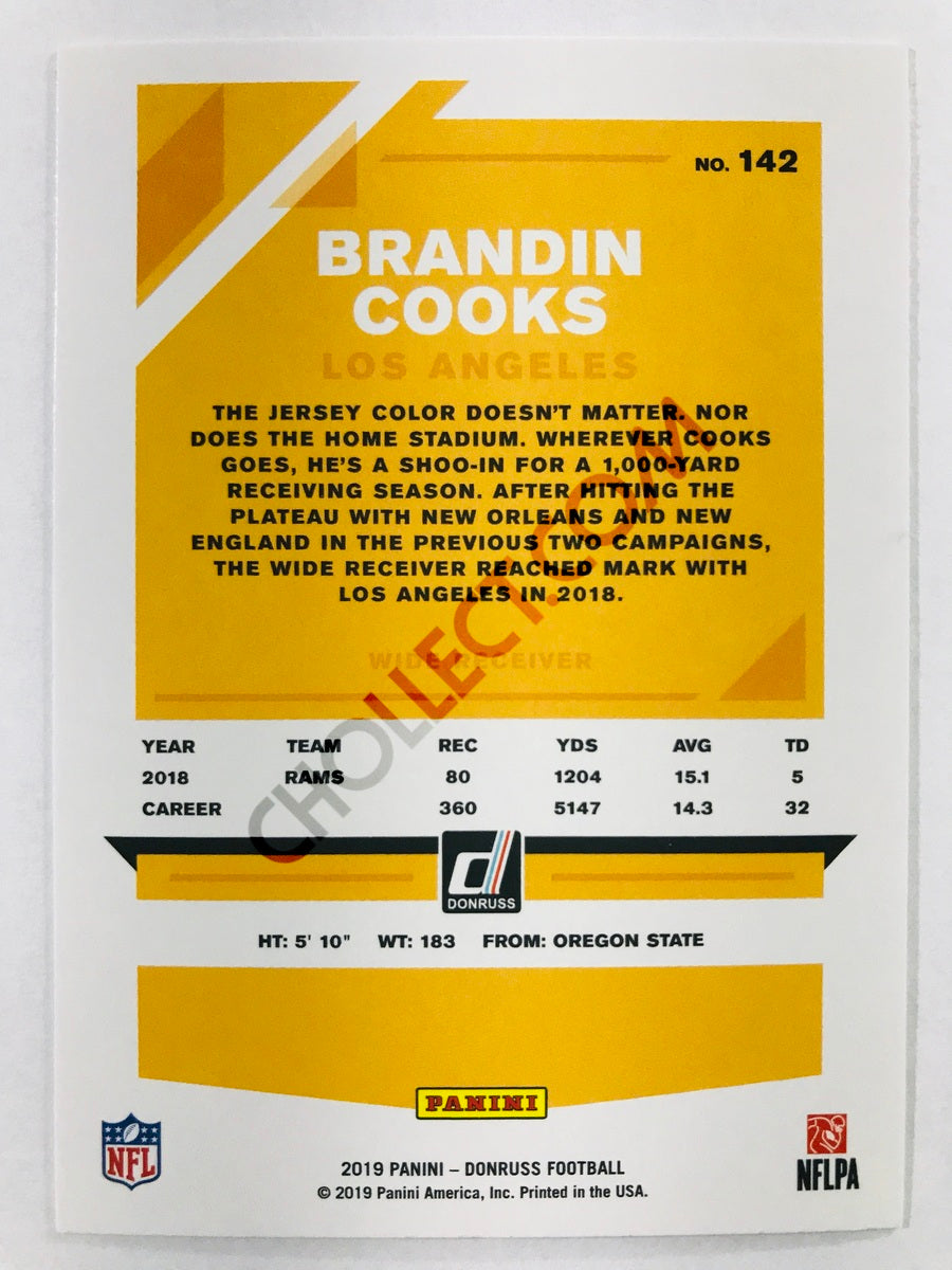 Brandin Cooks - Los Angeles Rams 2019-20 Panini Donruss #142