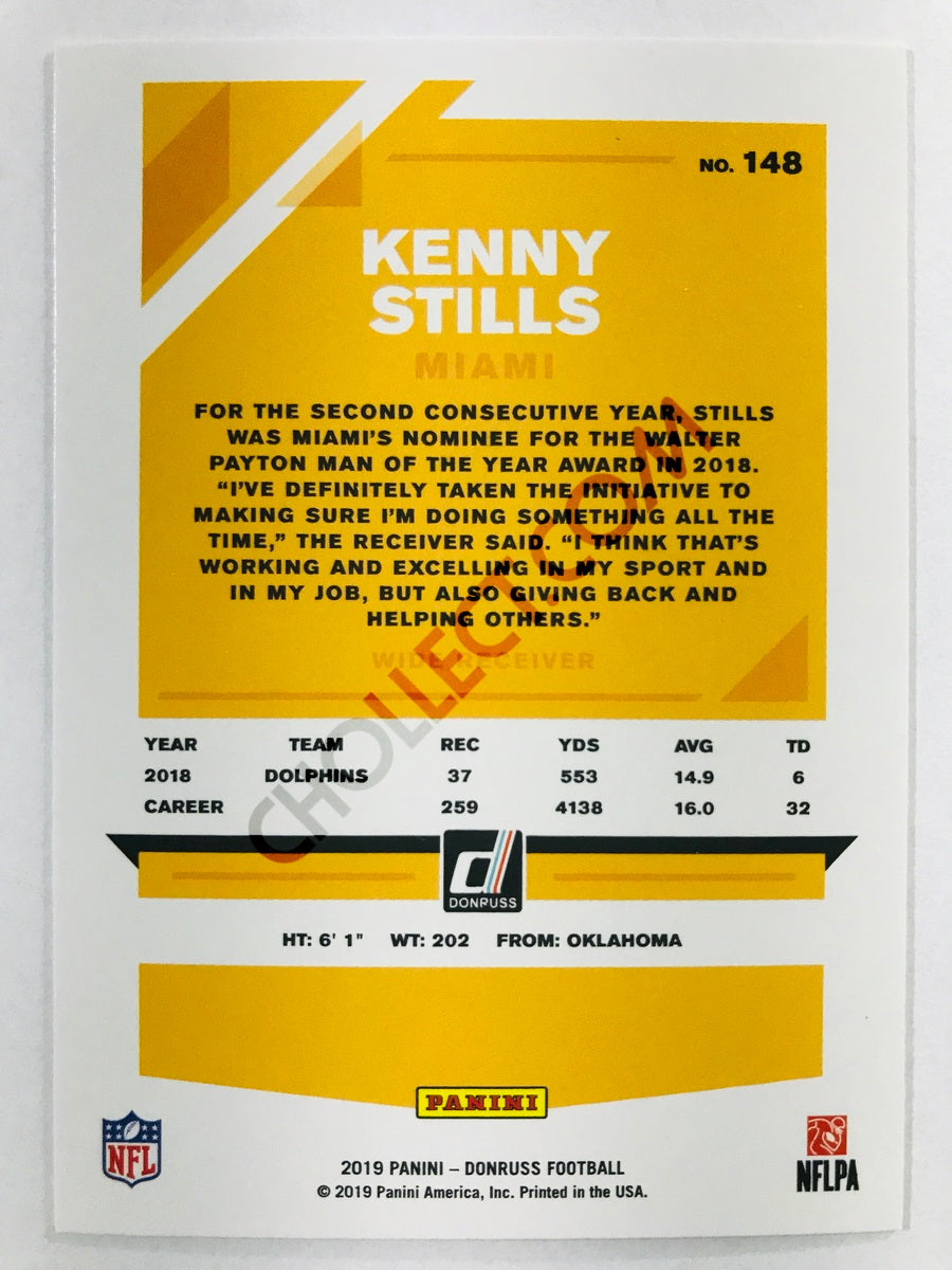 Kenny Stills - Miami Dolphins 2019-20 Panini Donruss #148