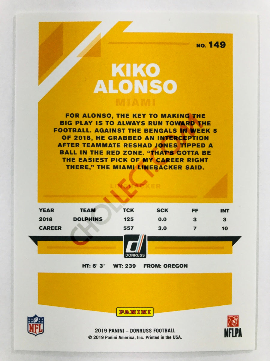 Kiko Alonso - Miami Dolphins 2019-20 Panini Donruss #149