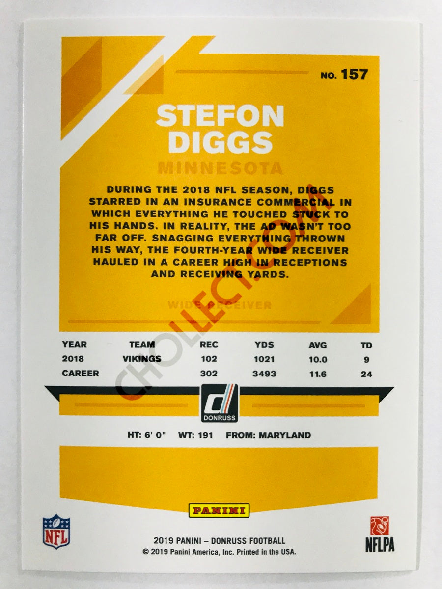 Stefon Diggs - Minnesota Vikings 2019-20 Panini Donruss #157