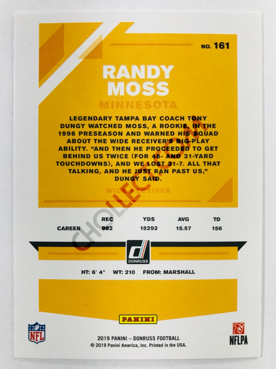 Randy Moss - Minnesota Vikings 2019-20 Panini Donruss #161