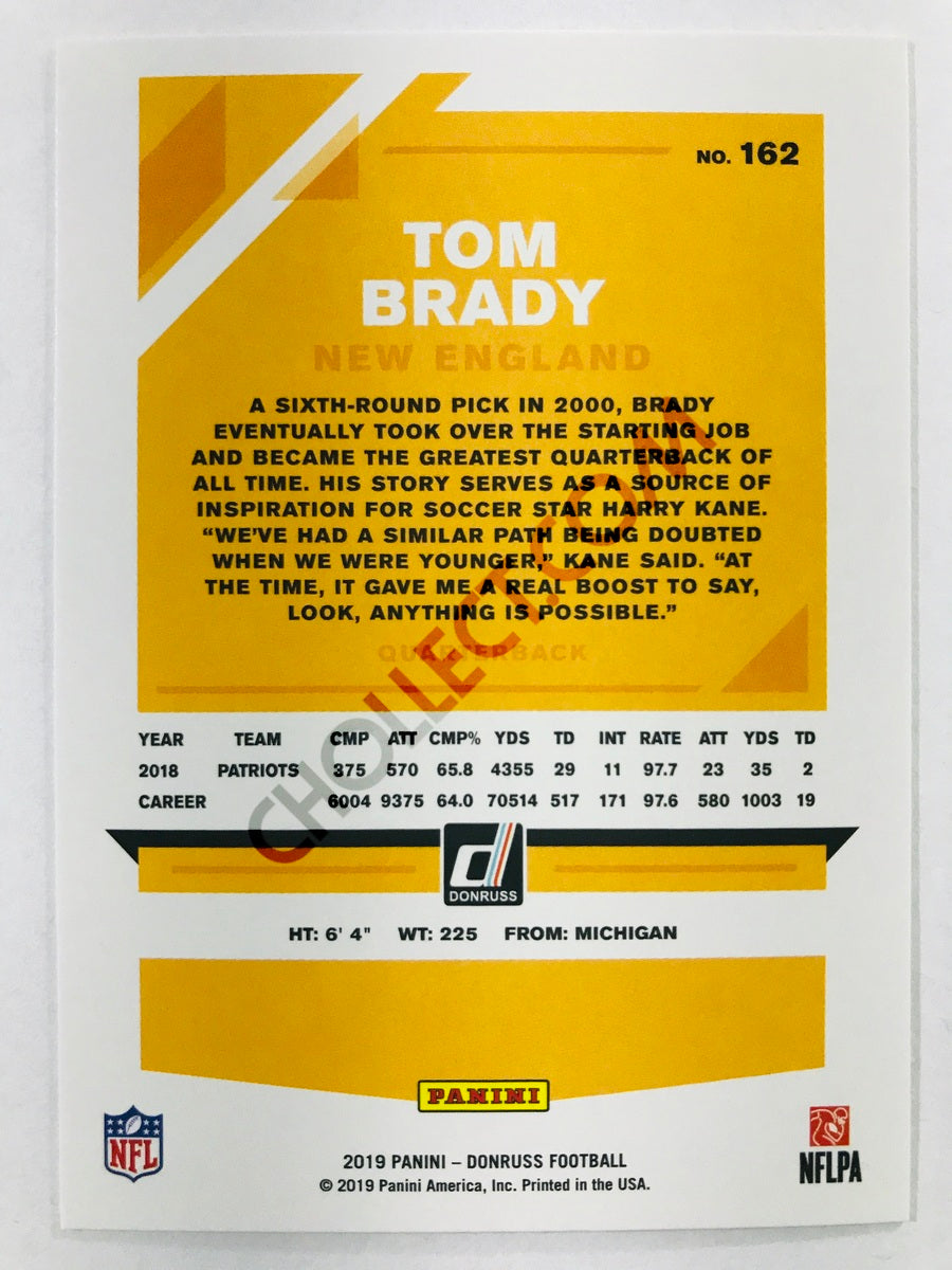 Tom Brady - New England Patriots 2019-20 Panini Donruss #162