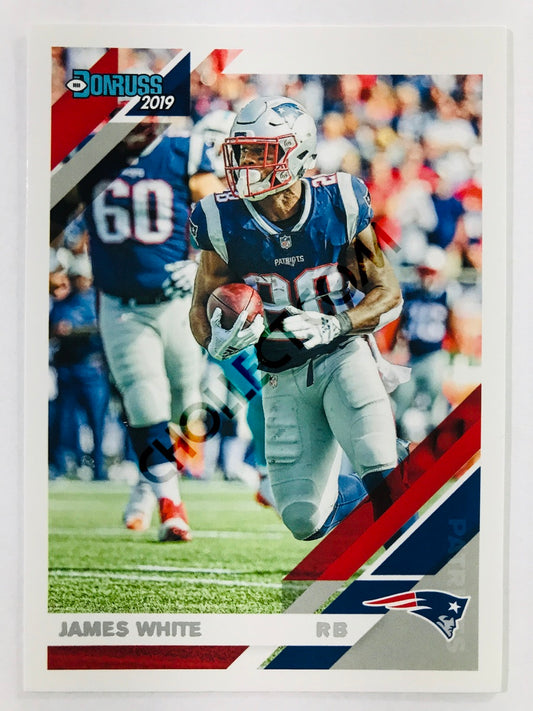 James White - New England Patriots 2019-20 Panini Donruss #166