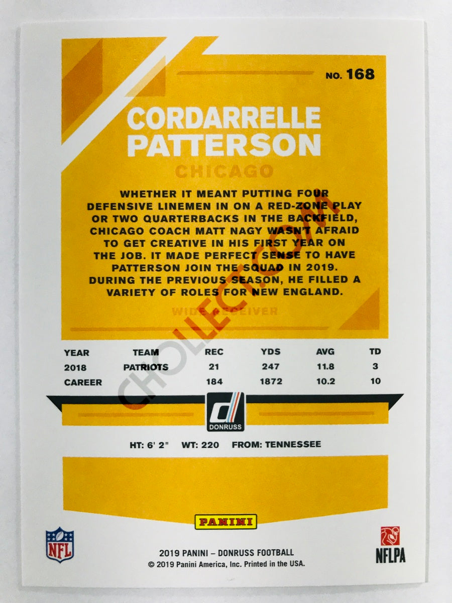 Cordarrelle Patterson - Chicago Bears 2019-20 Panini Donruss #168