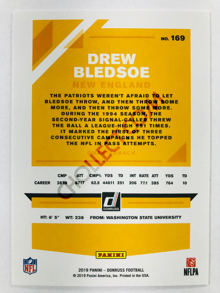 Drew Bledsoe - New England Patriots 2019-20 Panini Donruss #169