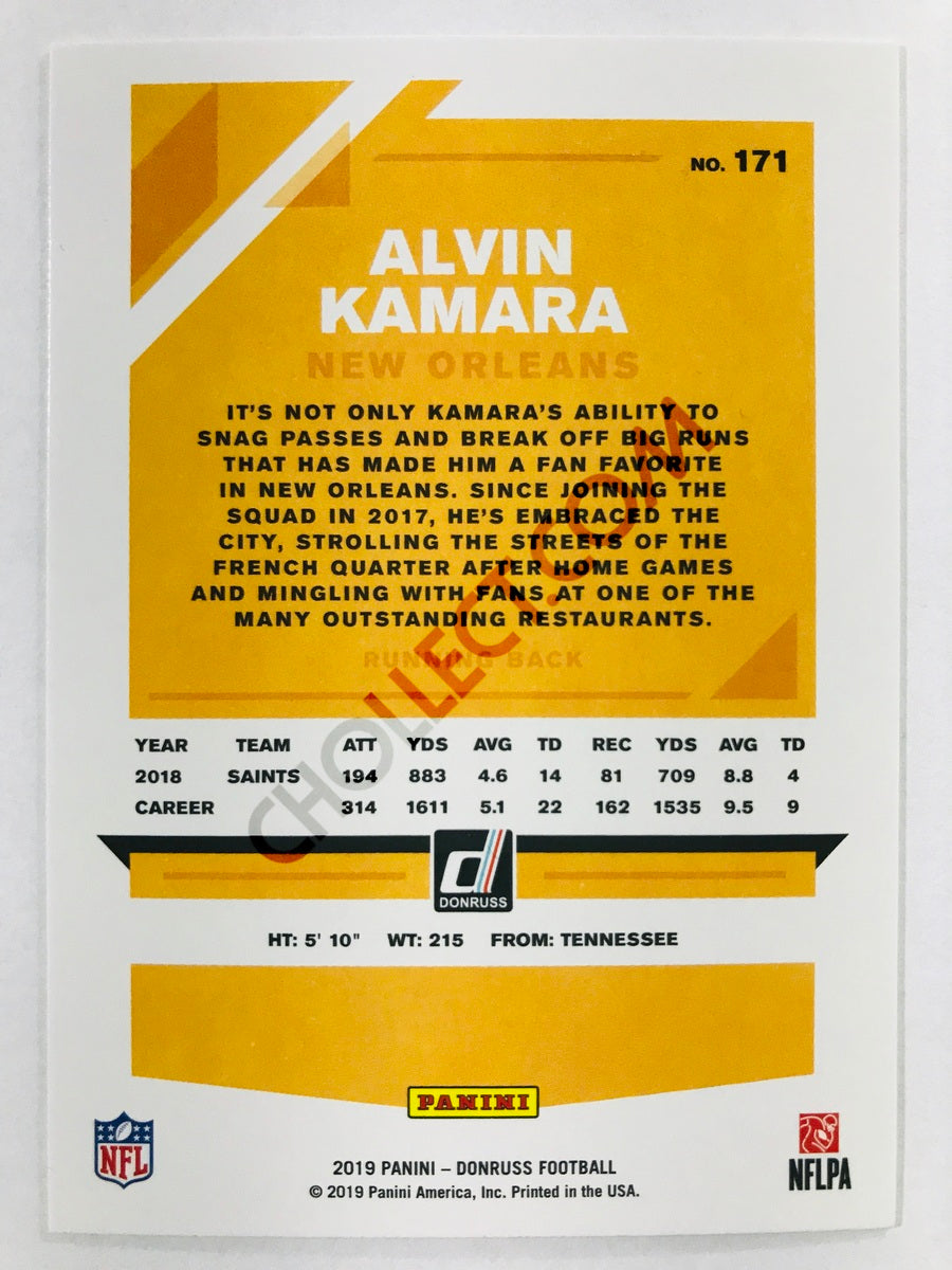 Alvin Kamara - New Orleans Saints 2019-20 Panini Donruss #171