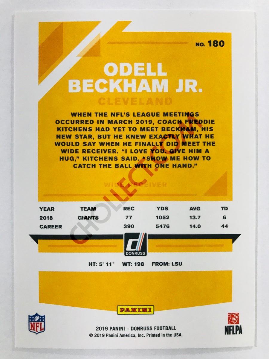 Odell Beckham Jr. - Cleveland Browns 2019-20 Panini Donruss #180