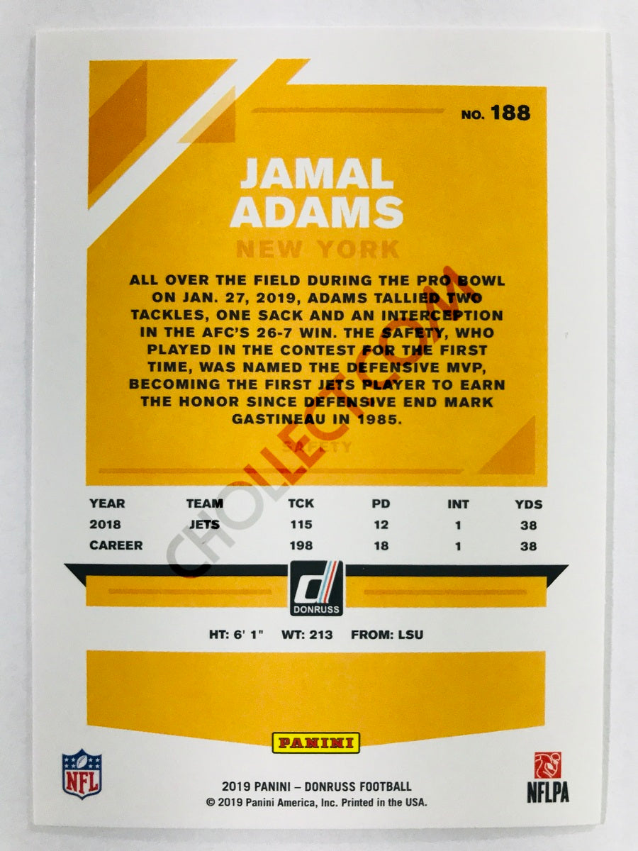 Jamal Adams - New York Jets 2019-20 Panini Donruss #188