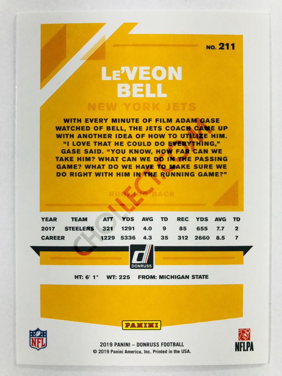 Le'Veon Bell - New York Jets 2019-20 Panini Donruss #211