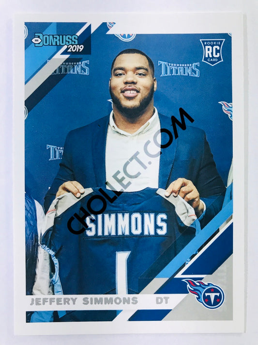 Jeffery Simmons - Tennessee Titans 2019-20 Panini Donruss RC Rookie #258