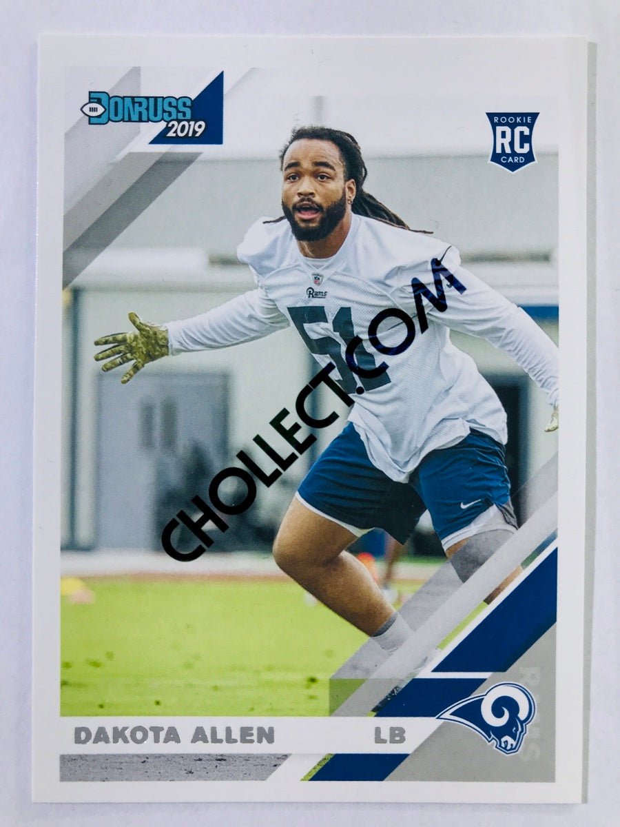 Dakota Allen - Los Angeles Rams 2019-20 Panini Donruss RC Rookie #267