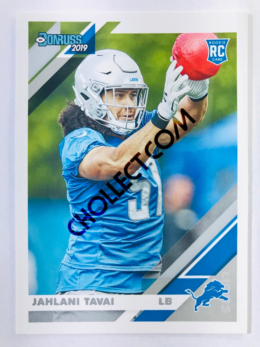 Jahlani Tavai - Detroit Lions RC 2019-20 Panini Donruss RC Rookie #270