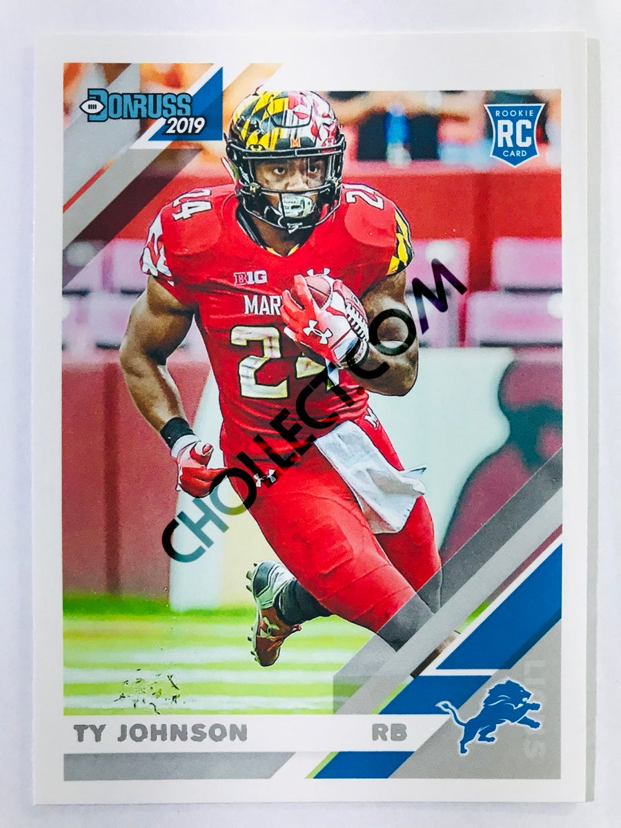 Ty Johnson - Detroit Lions 2019-20 Panini Donruss RC Rookie #295