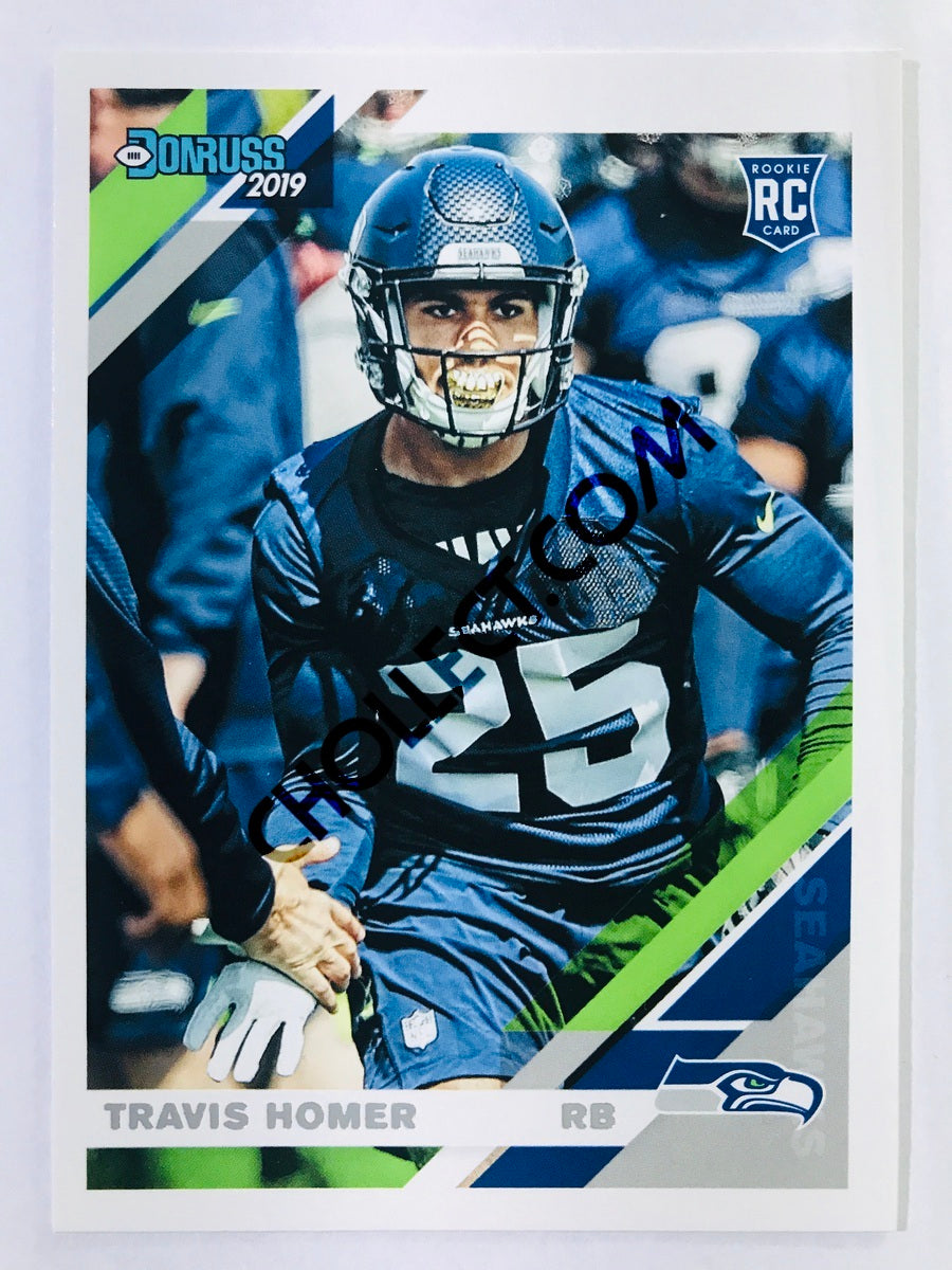 Travis Homer - Seattle Seahawks 2019-20 Panini Donruss RC Rookie #298