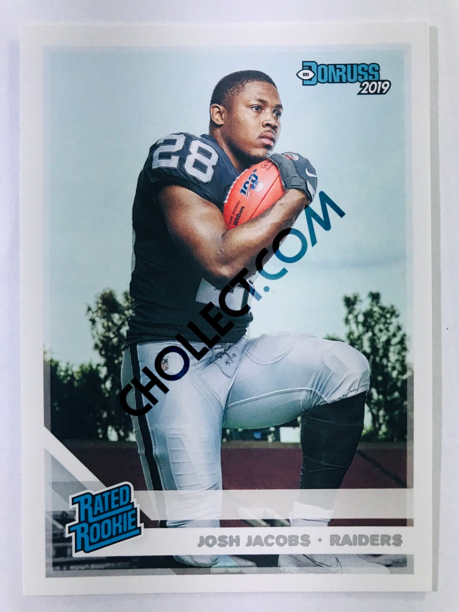 Josh Jacobs - Oakland Raiders 2019-20 Panini Donruss Rated Rookie #308