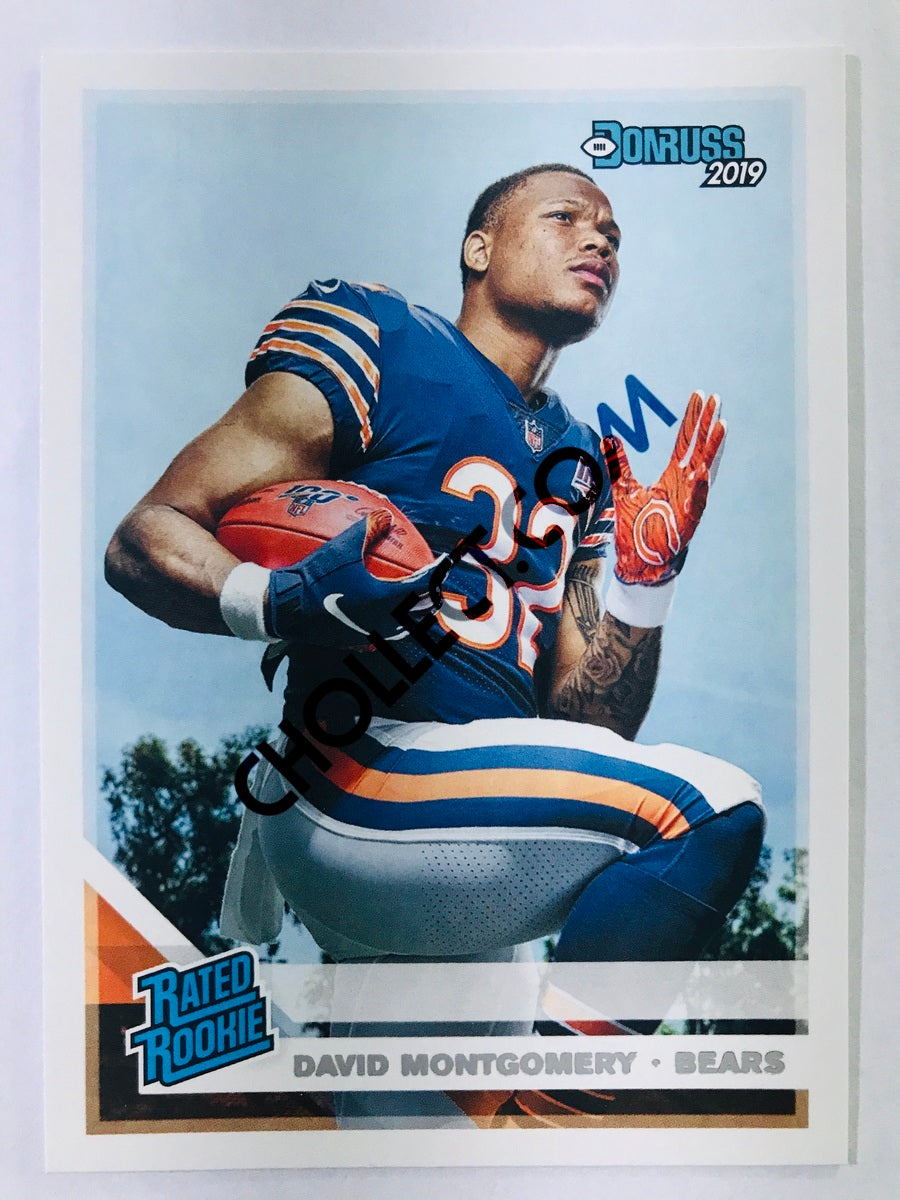 David Montgomery - Chicago Bears 2019-20 Panini Donruss Rated Rookie #311