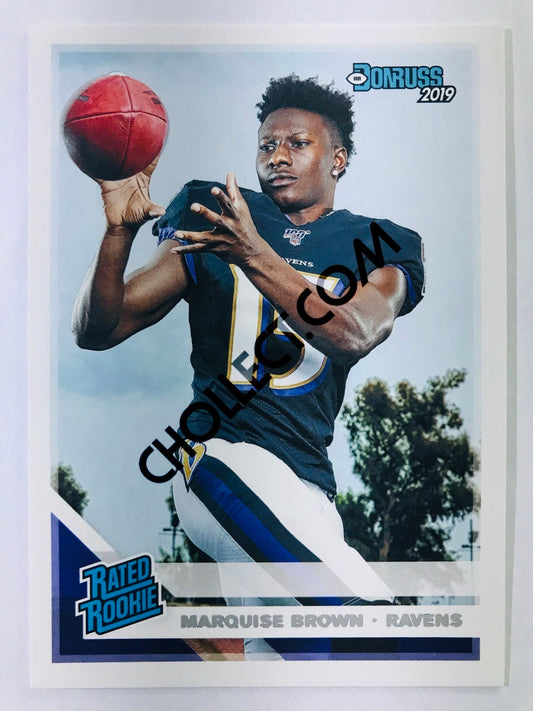 Marquise Brown - Baltimore Ravens 2019-20 Panini Donruss Rated Rookie #312