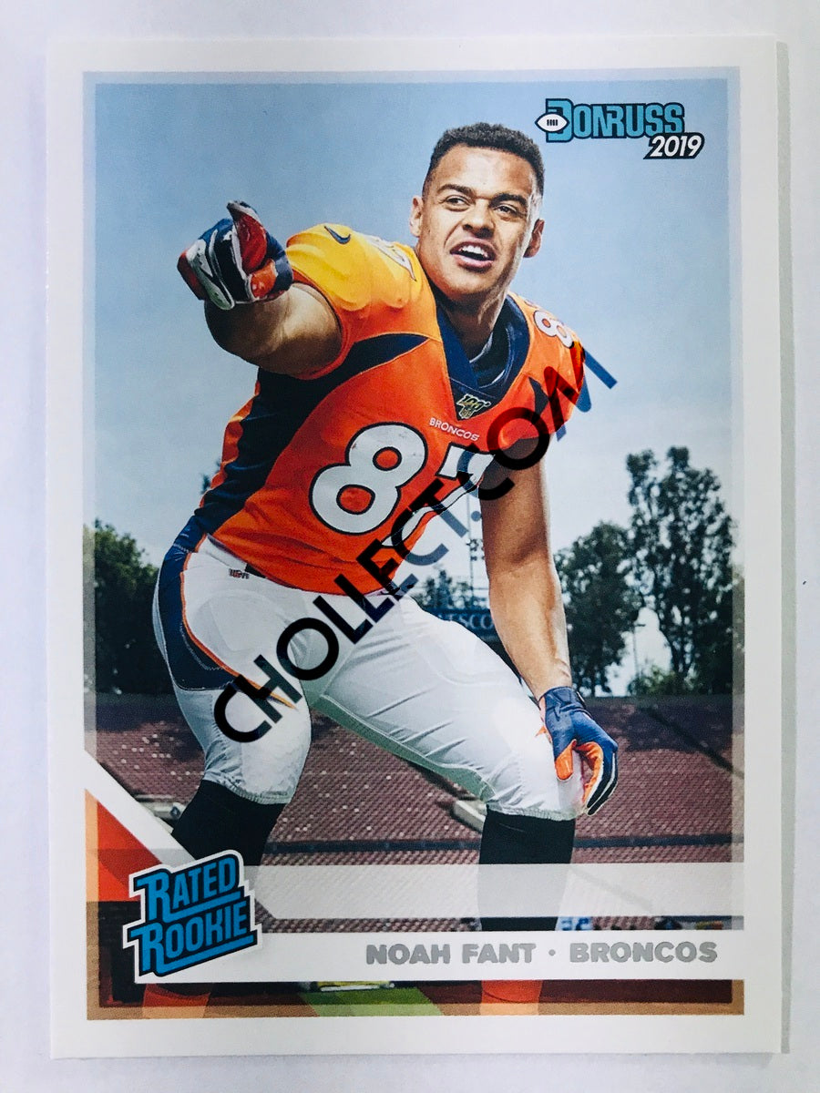 Noah Fant - Denver Broncos 2019-20 Panini Donruss Rated Rookie #320