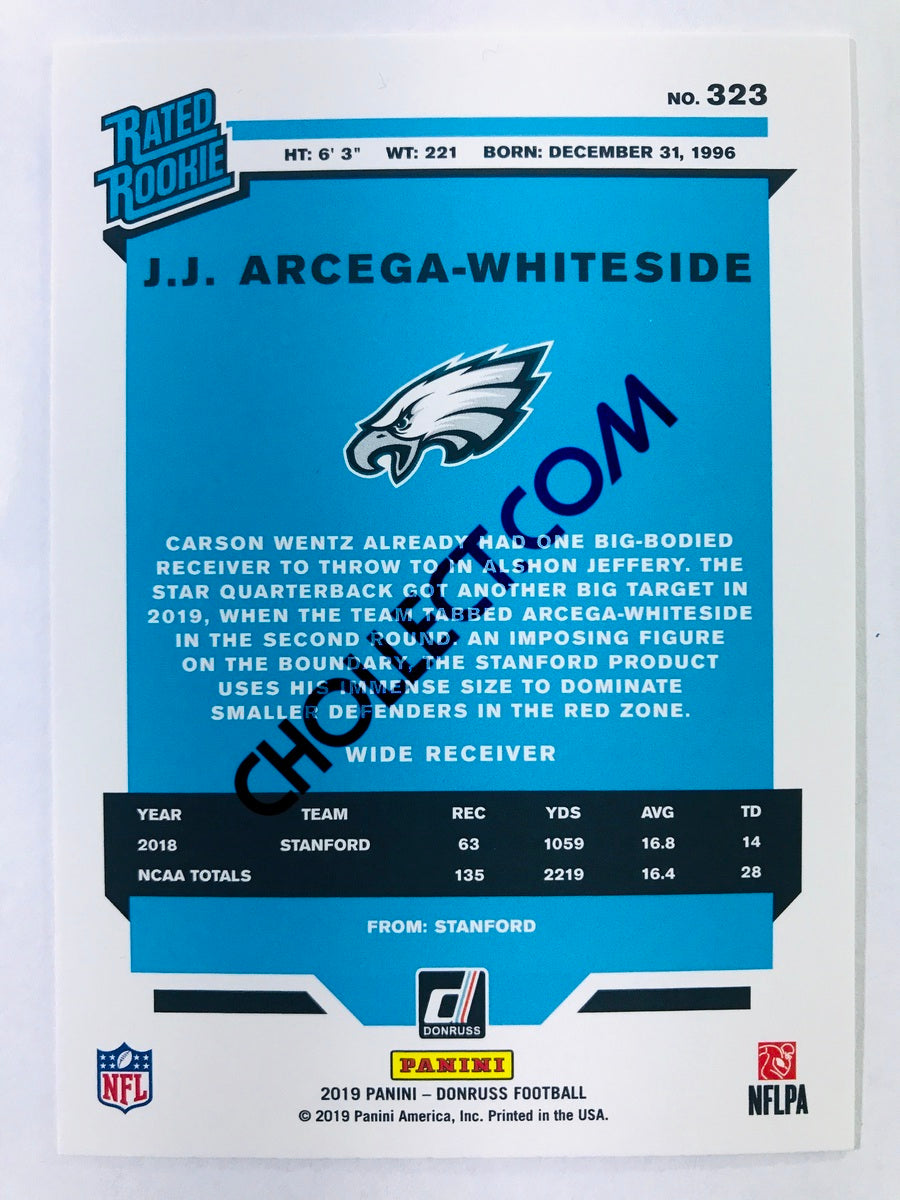 J.J. Arcega-Whiteside - Philadelphia Eagles 2019-20 Panini Donruss Rated Rookie #323