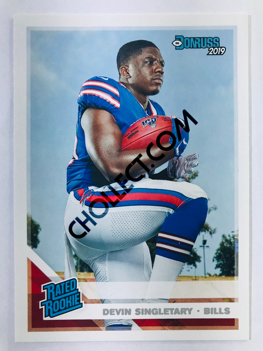 Devin Singletary - Buffalo Bills 2019-20 Panini Donruss Rated Rookie #328