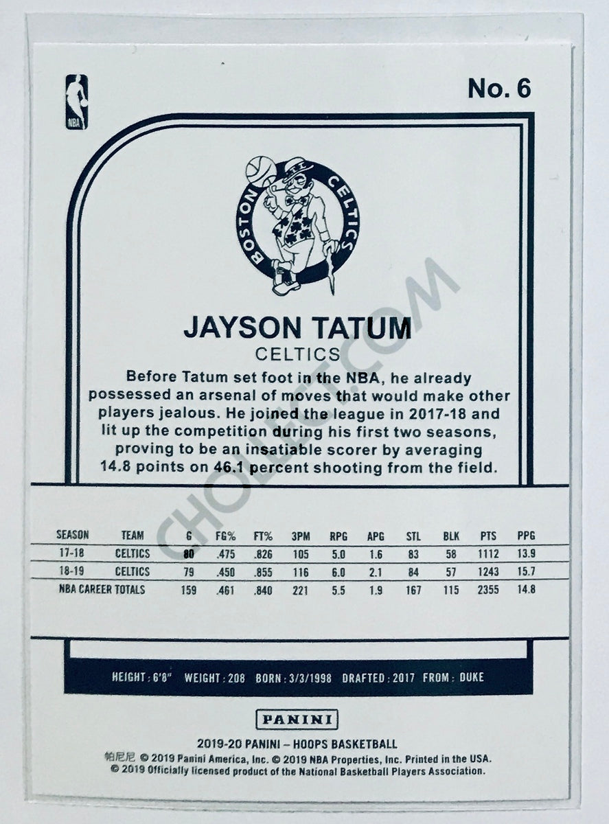 Jayson Tatum - Boston Celtics 2019-20 Panini NBA Hoops #6