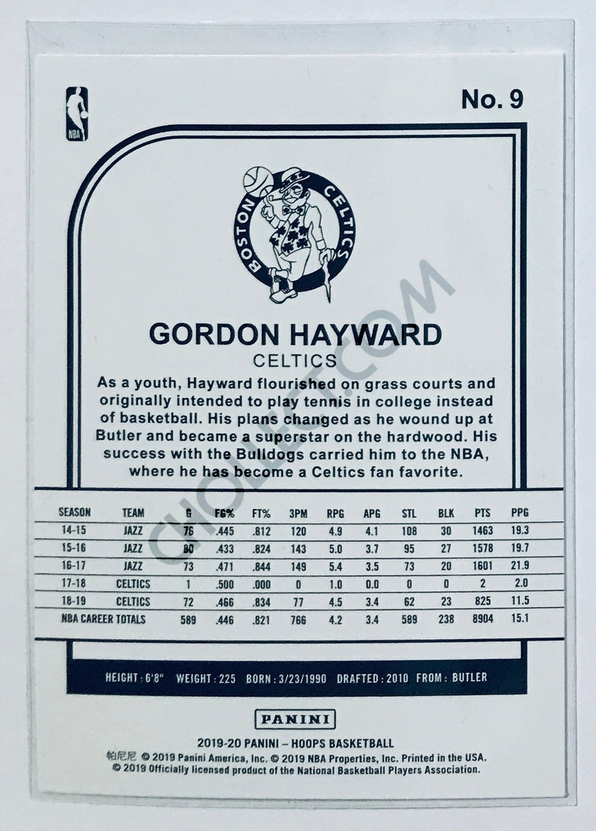 Gordon Hayward - Boston Celtics 2019-20 Panini NBA Hoops #9