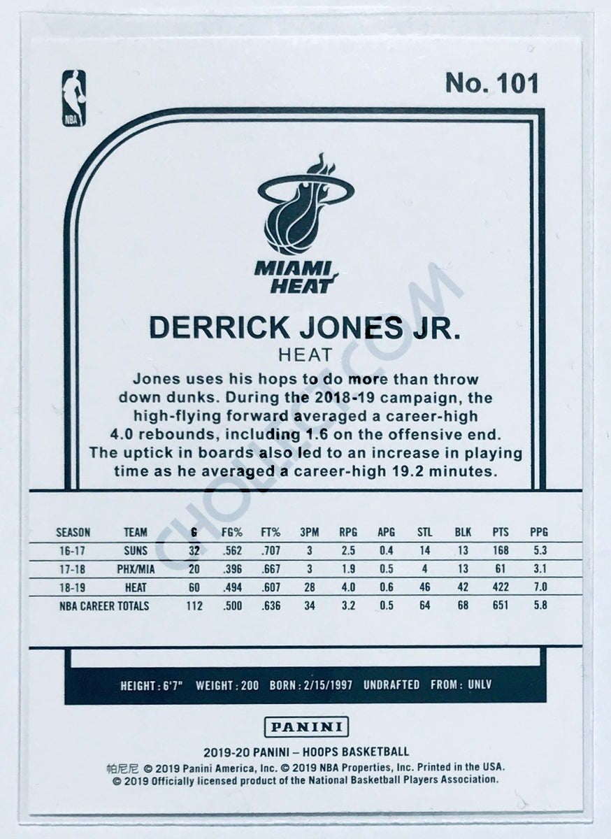 Derrick Jones Jr. - Miami Heat 2019-20 Panini NBA Hoops #101