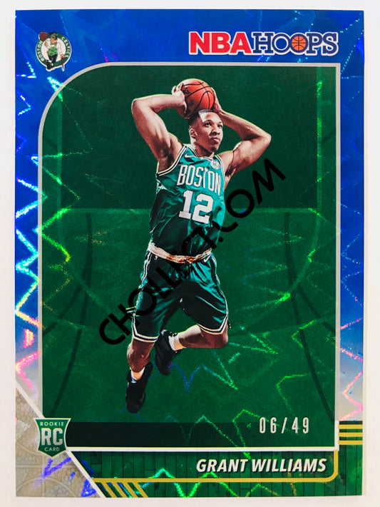 Grant Williams - Boston Celtics 2019-20 Panini Hoops #218 Blue Explosion RC Rookie /49