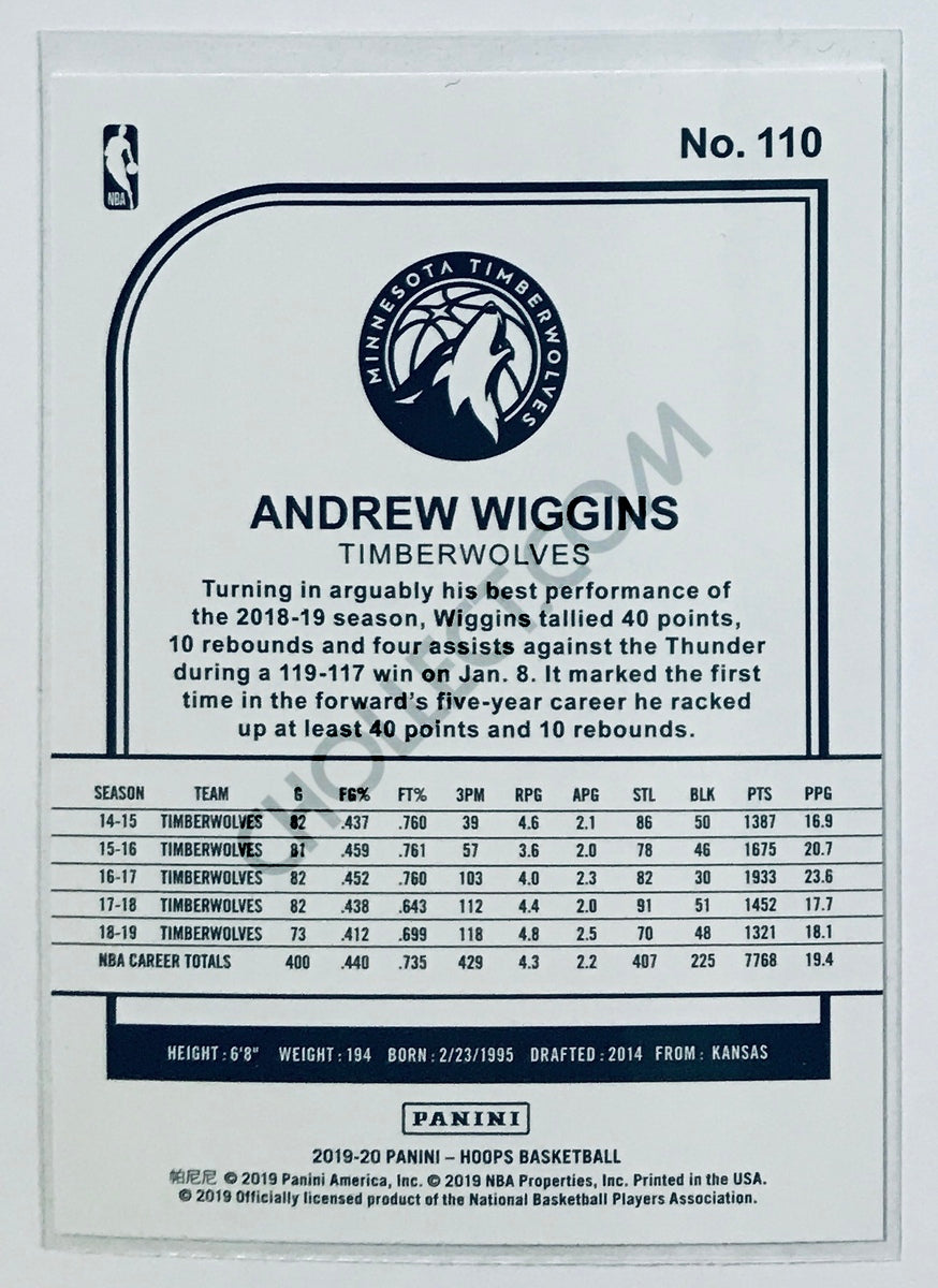 Andrew Wiggins - Minnesota Timberwolves 2019-20 Panini NBA Hoops #110