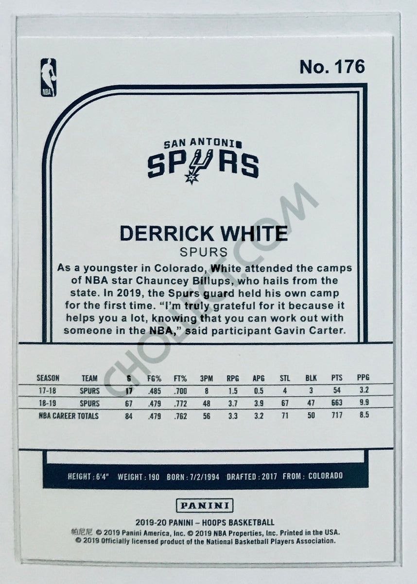 Derrick White - San Antonio Spurs 2019-20 Panini NBA Hoops #176