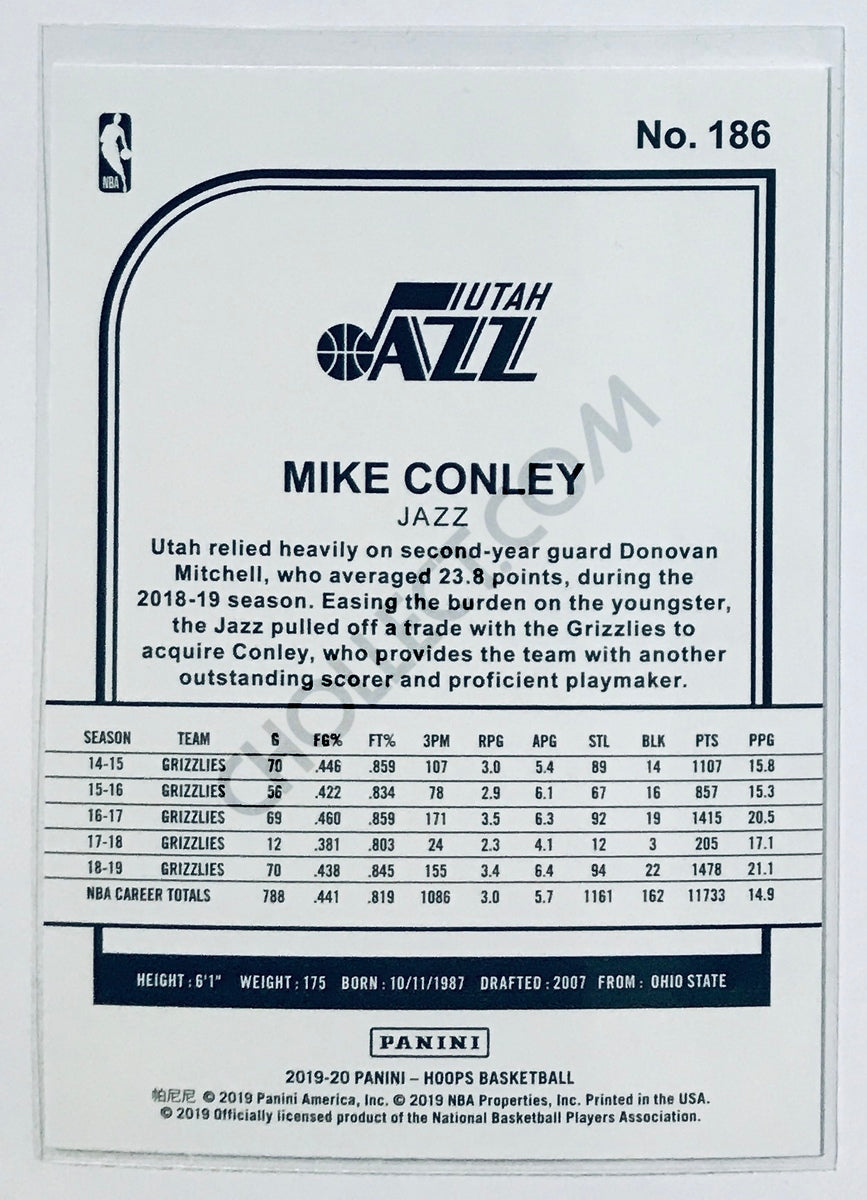 Mike Conley - Utah Jazz 2019-20 Panini NBA Hoops #186