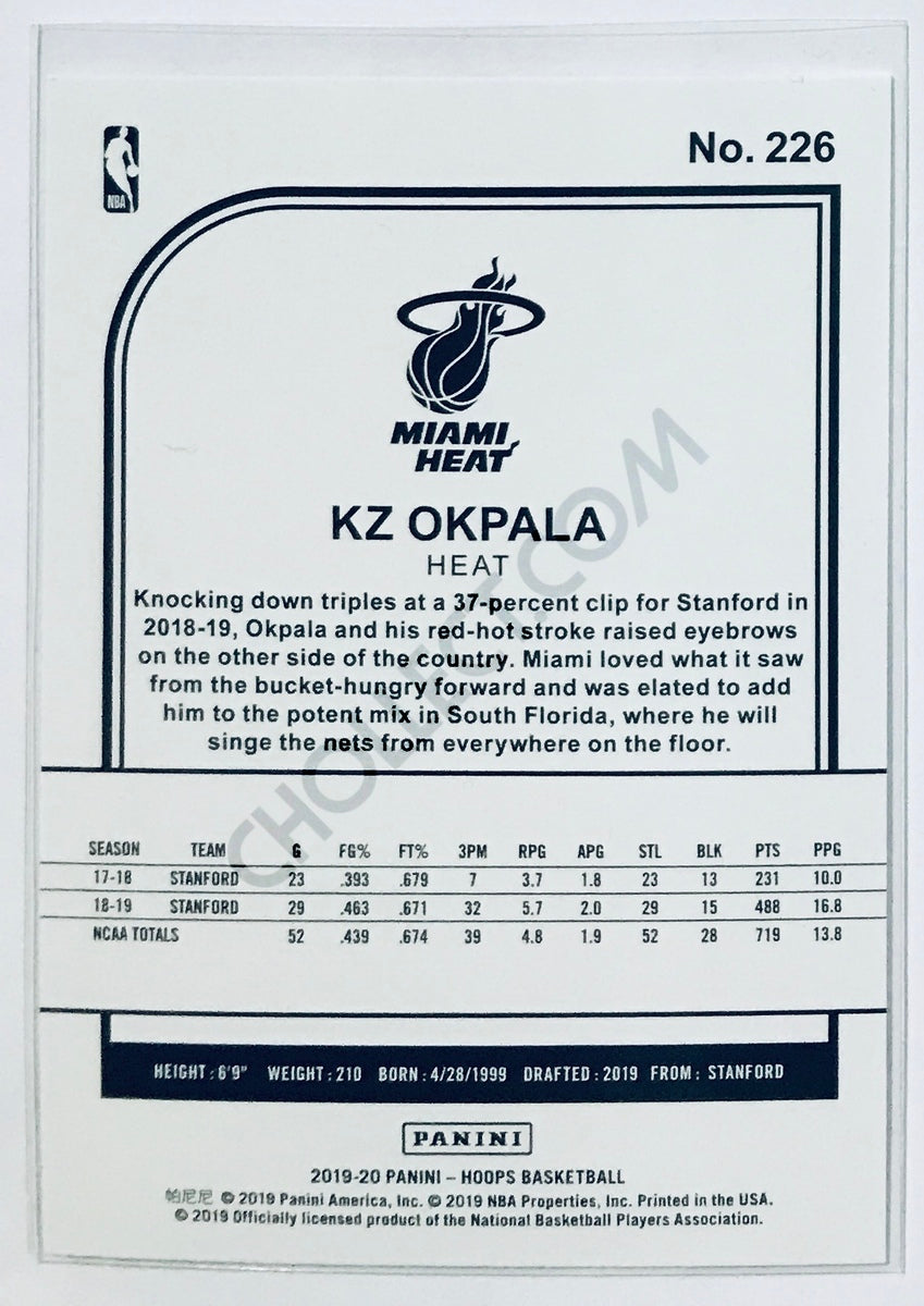 KZ Okpala - Miami Heat 2019-20 Panini NBA Hoops RC Rookie #226