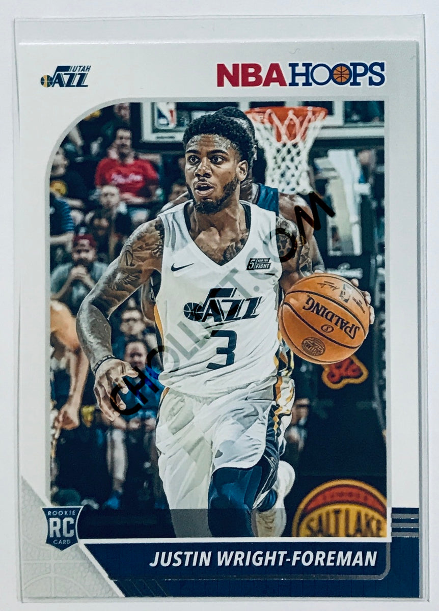 Justin Wright Foreman - Utah Jazz 2019-20 Panini NBA Hoops RC Rookie #256