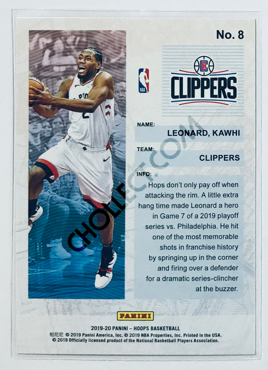 Kawhi Leonard - Los Angeles Clippers 2019-20 Panini NBA Hoops Frequent Flyers Insert #8