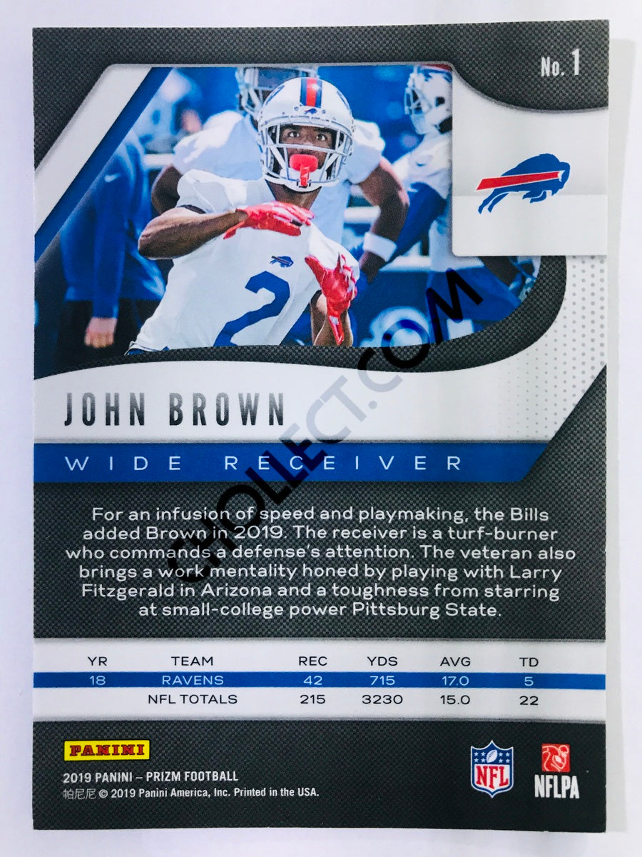 John Brown - Buffalo Bills 2019-20 Panini Prizm #1