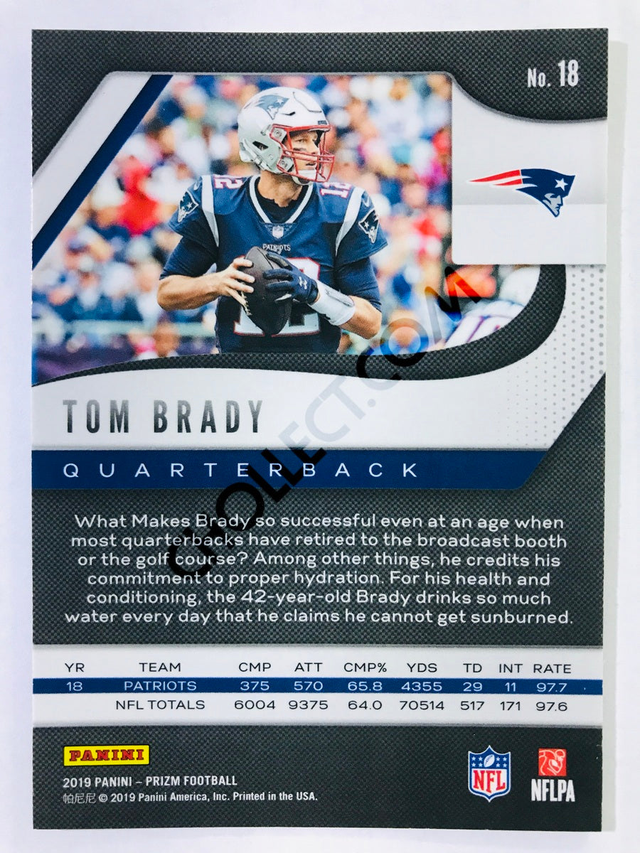 Tom Brady - New England Patriots 2019-20 Panini Prizm #18