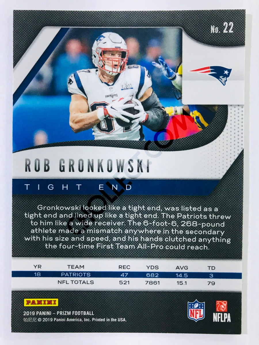 Rob Gronkowski - New England Patriots 2019-20 Panini Prizm #22