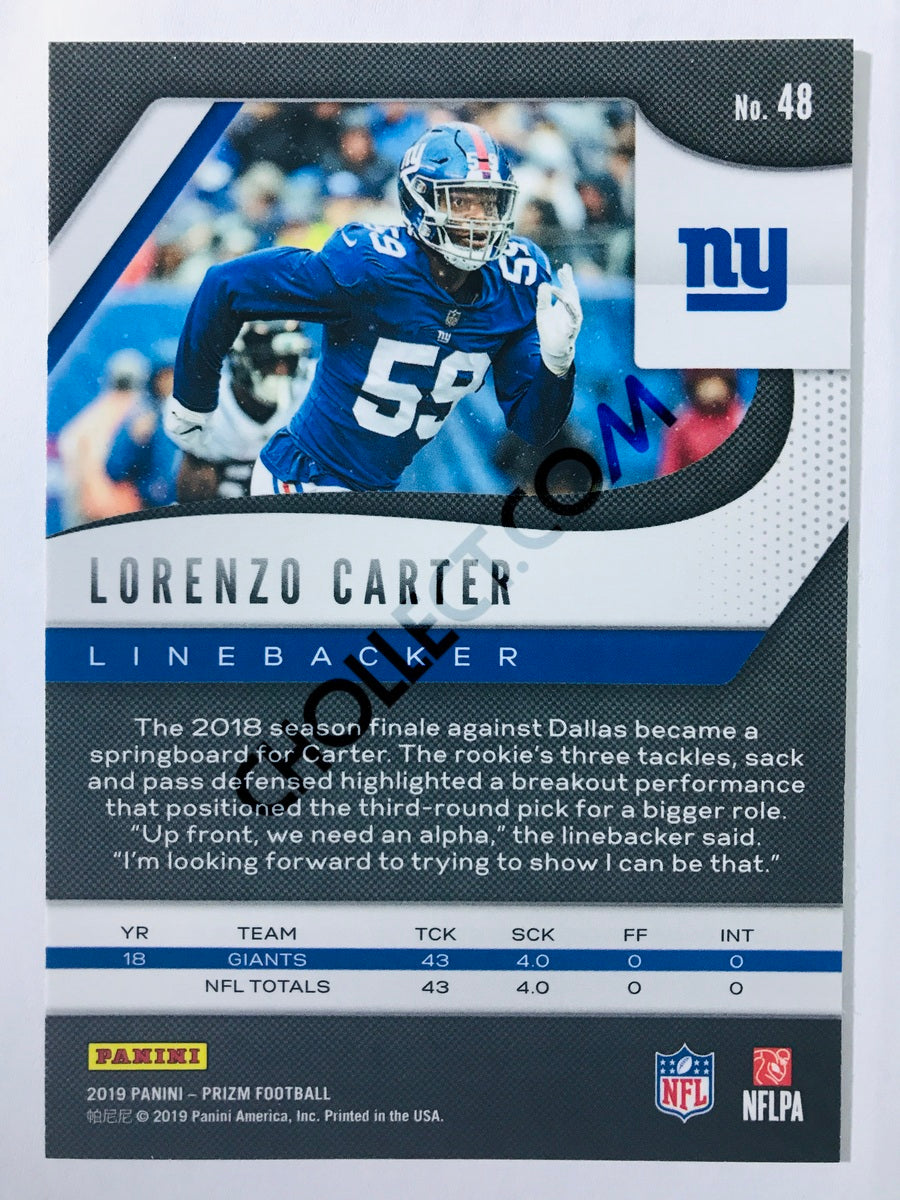 Lorenzo Carter - New York Giants 2019-20 Panini Prizm #48