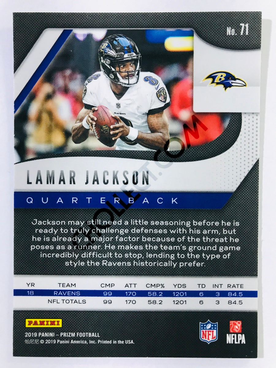 Lamar Jackson - Baltimore Ravens 2019-20 Panini Prizm #71
