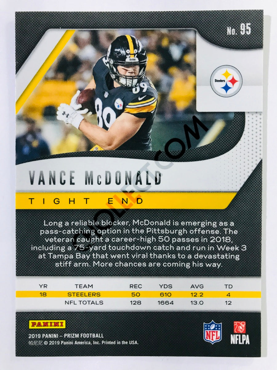 Vance McDonald - Pittsburgh Steelers 2019-20 Panini Prizm #95