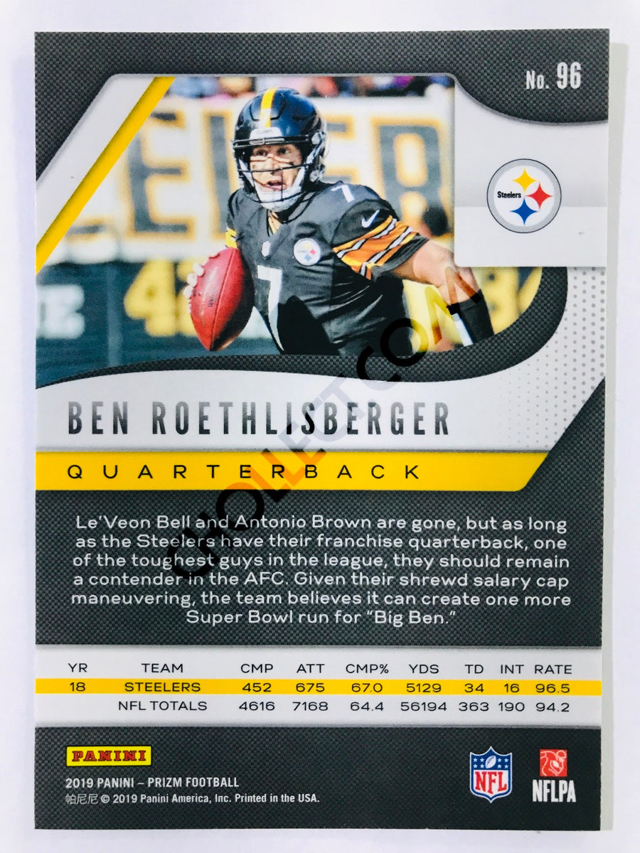 Ben Roethlisberger - Pittsburgh Steelers 2019-20 Panini Prizm #96