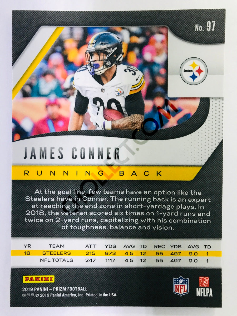 James Conner - Pittsburgh Steelers 2019-20 Panini Prizm #97