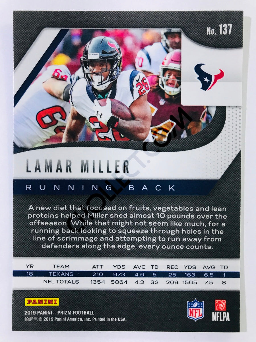 Lamar Miller - Houston Texans 2019-20 Panini Prizm #137