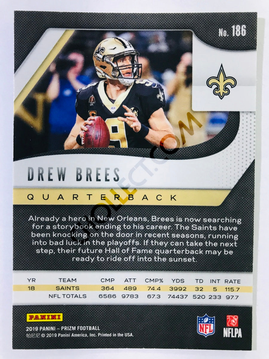 Drew Brees - New Orleans Saints 2019-20 Panini Prizm #186