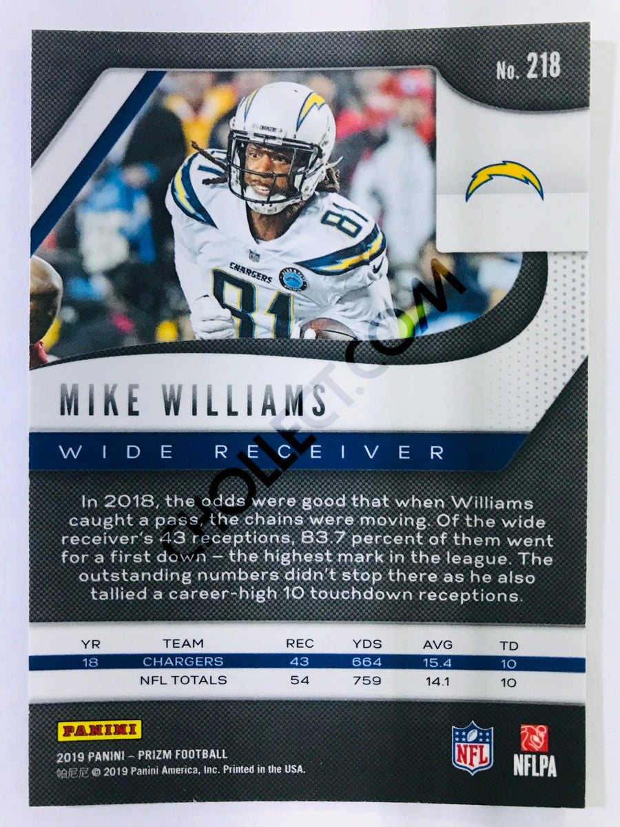 Mike Williams - Los Angeles Chargers 2019-20 Panini Prizm #218