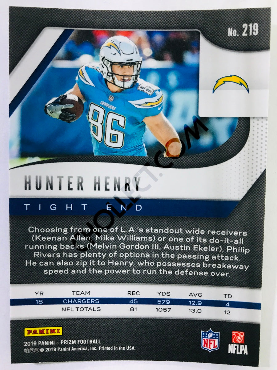 Hunter Henry - Los Angeles Chargers 2019-20 Panini Prizm #219