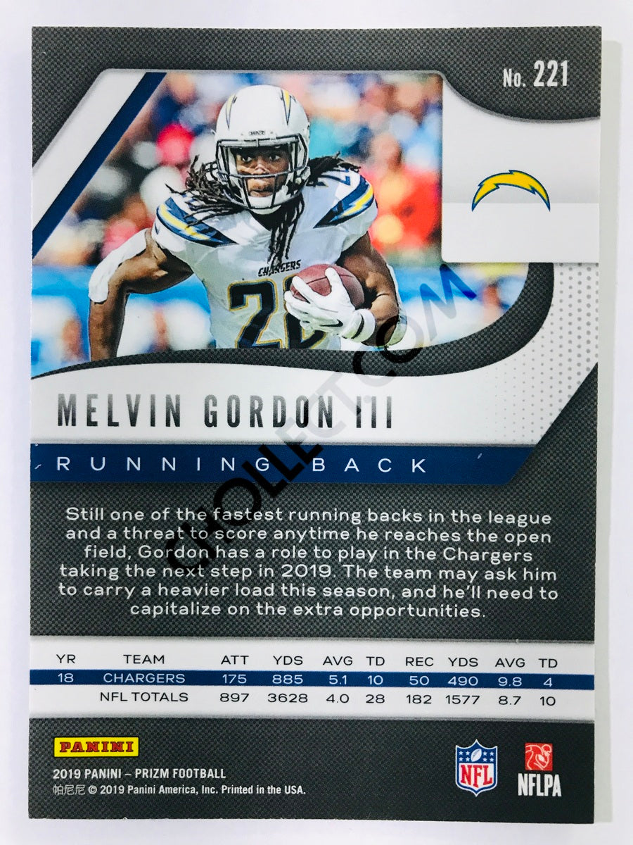 Melvin Gordon III - Los Angeles Chargers 2019-20 Panini Prizm #221