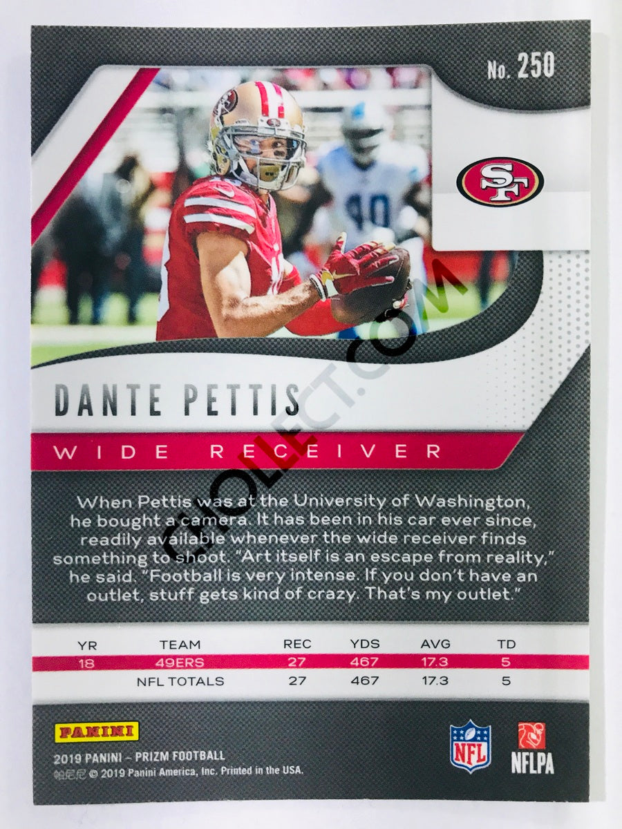 Dante Pettis - San Francisco 49ers 2019-20 Panini Prizm #250