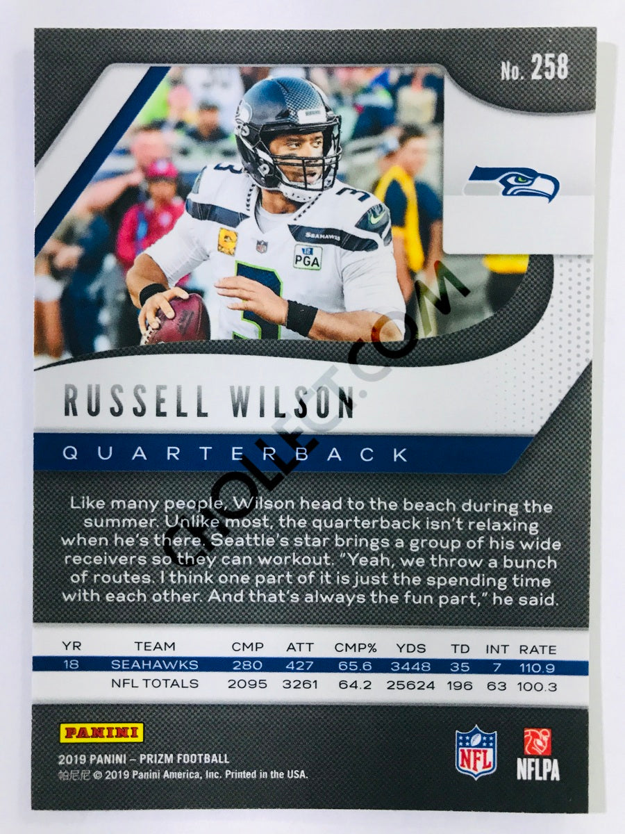 Russell Wilson - Seattle Seahawks 2019-20 Panini Prizm #258