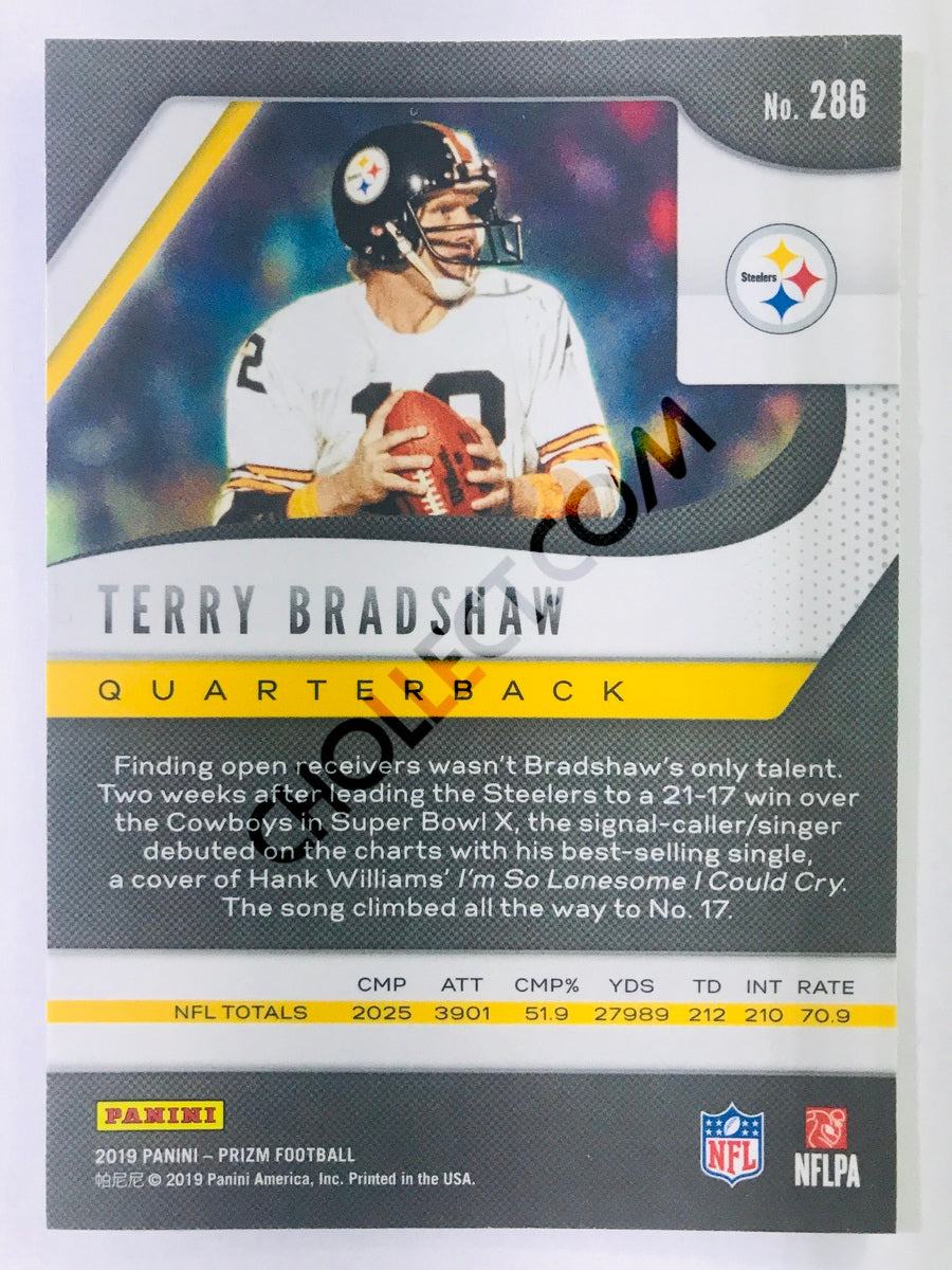 Terry Bradshaw - Pittsburgh Steelers 2019-20 Panini Prizm #286